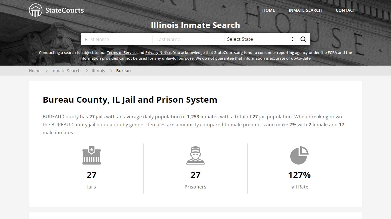 Bureau County, IL Inmate Search - StateCourts